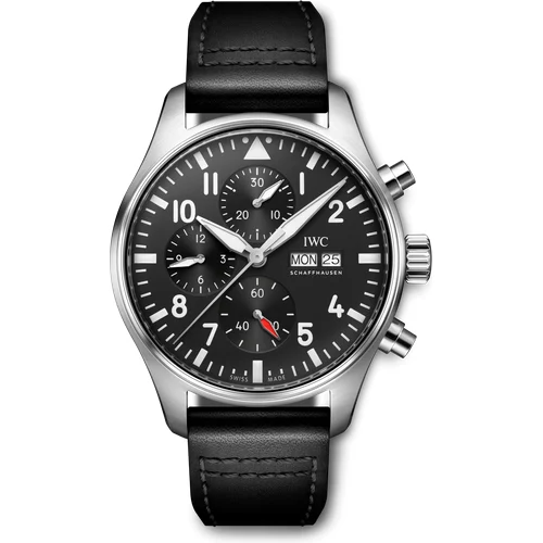 IWC Pilot's Watch Chronograph IW378001 Black Dial kol saati