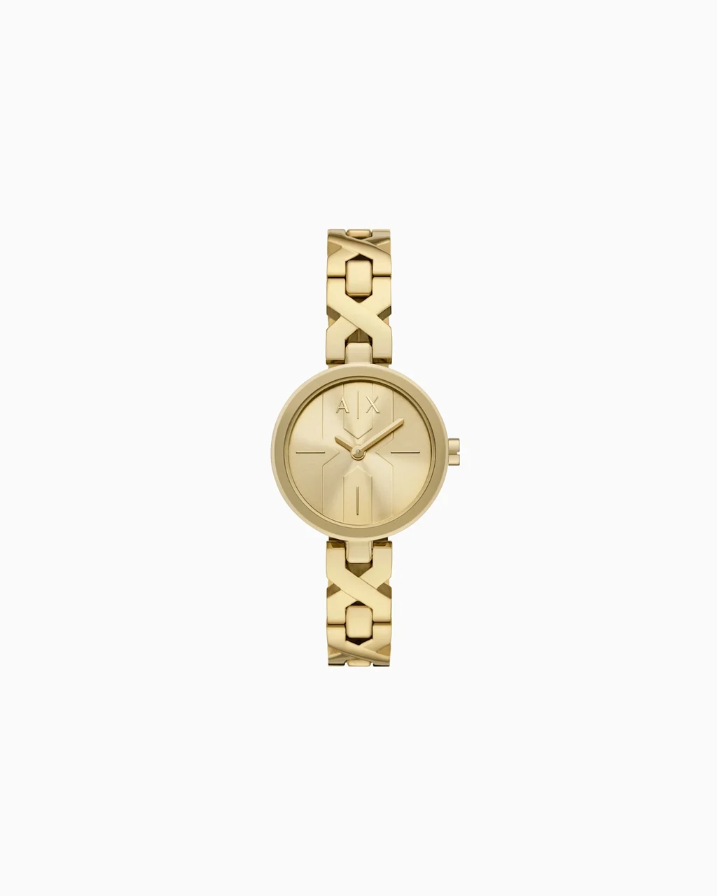 Armani Exchange Two-Hand Gold-Tone Stainless Steel Watch AX5831 32 mm kol saati