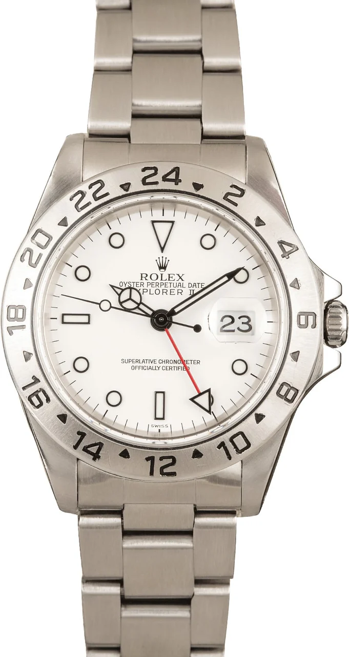 Rolex Explorer II 16570 Stainless Steel 16570-BKSO 40 mm kol saati