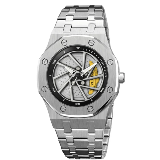 Invicta Open Box Speedway Rim Watch - 42mm, Steel (AIC-69487) kol saati