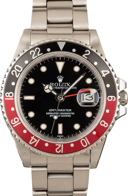 Rolex Fat GMT-Master II 16760 "Coke" kol saati