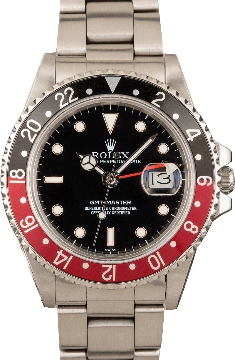 Rolex Fat GMT-Master II 16760 "Coke" 40 mm kol saati