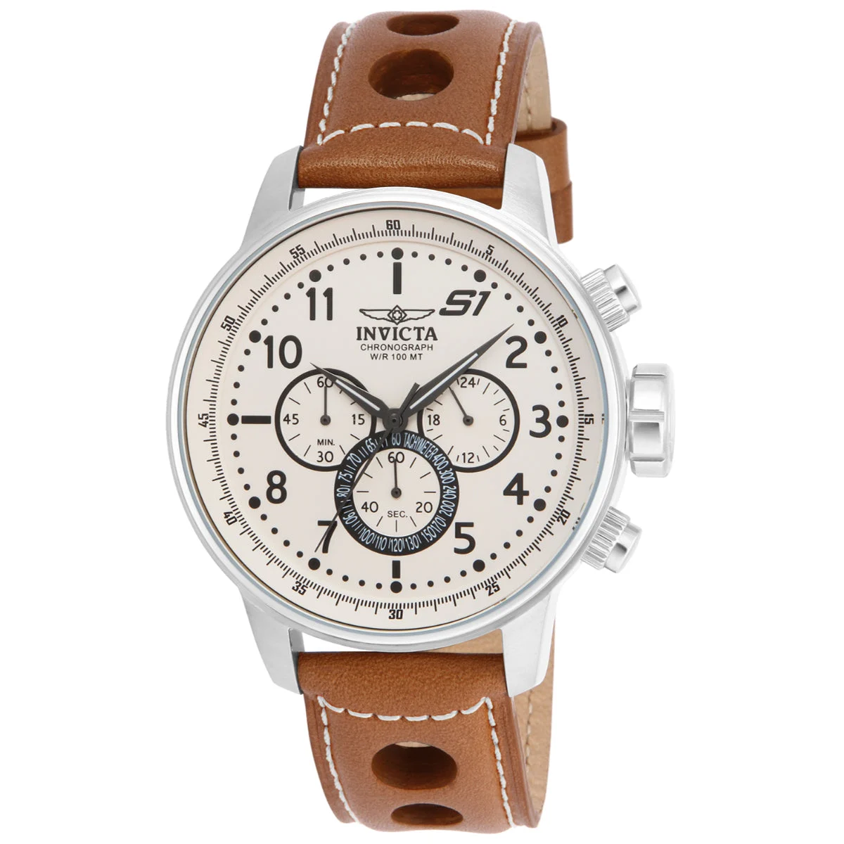 Invicta Rally Champion Watch - 48mm. Light Brown (16009) 48 mm kol saati