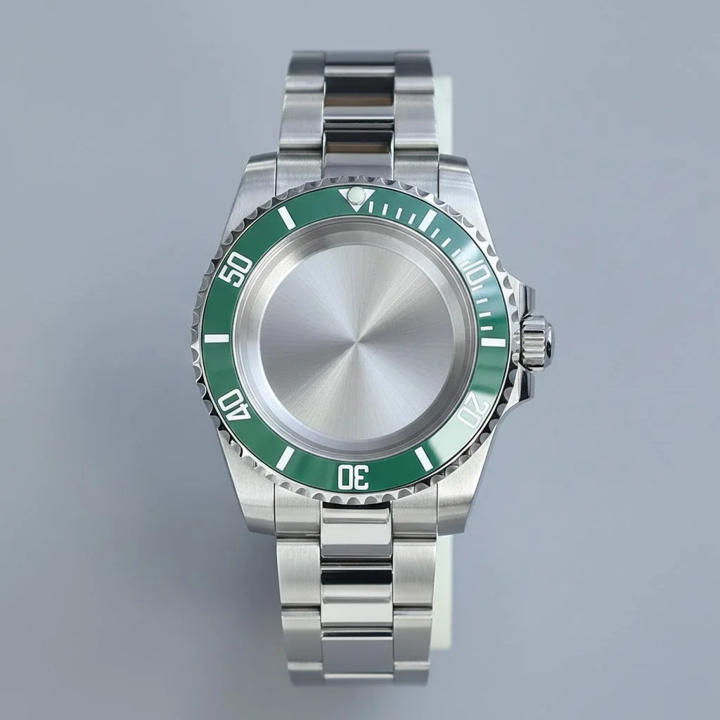Tandorio Watches Submariner watch case Eta2824 Sw200 PT5000 Sloping Bezel Sapphire GMT Yacht Master 12000051242726803 28.5 mm kol saati