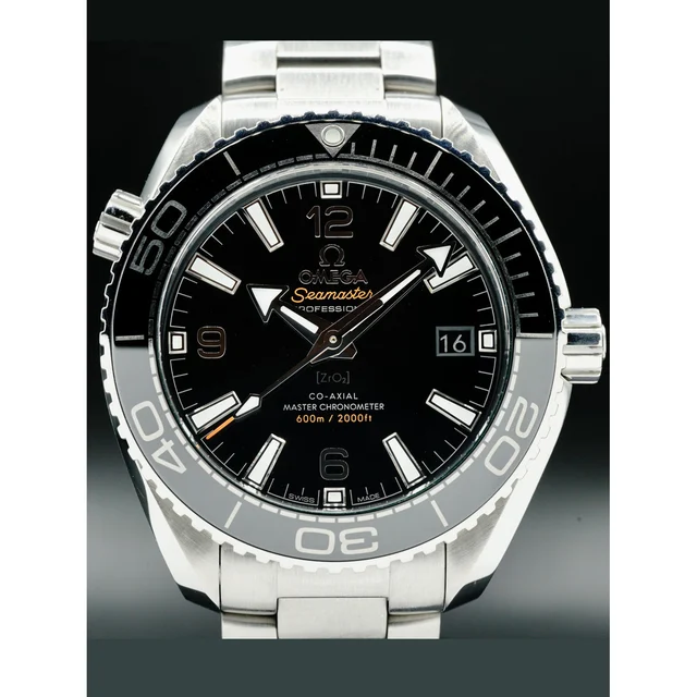 OMEGA Planet Ocean Co-Axial Master Chronometer 39.5mm Black Dial on Bracelet 210000070190