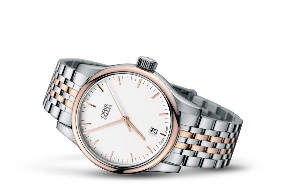 Oris Classic Date 01 733 7578 4351-07 8 18 63 37 mm kol saati