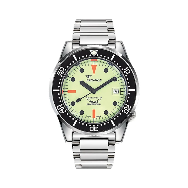 Squale Full Luminous Green on Bracelet 1521FULL.SQ20L kol saati