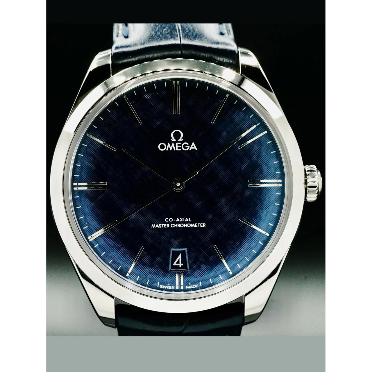 OMEGA Ville Tresor Blue 210000055663 40 mm kol saati