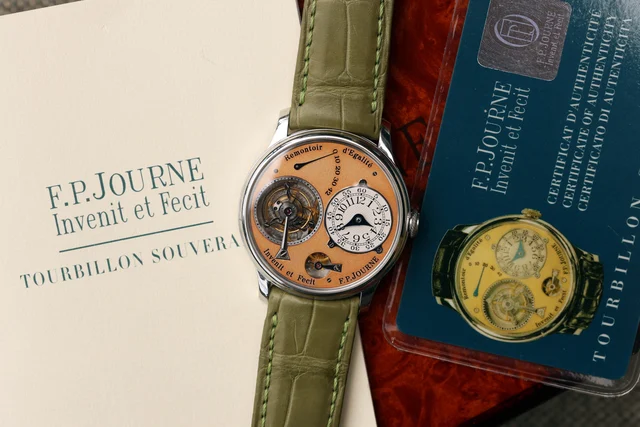 F.P. Journe Tourbillon Souverain ref. T “Platinum, Rose Gold kol saati