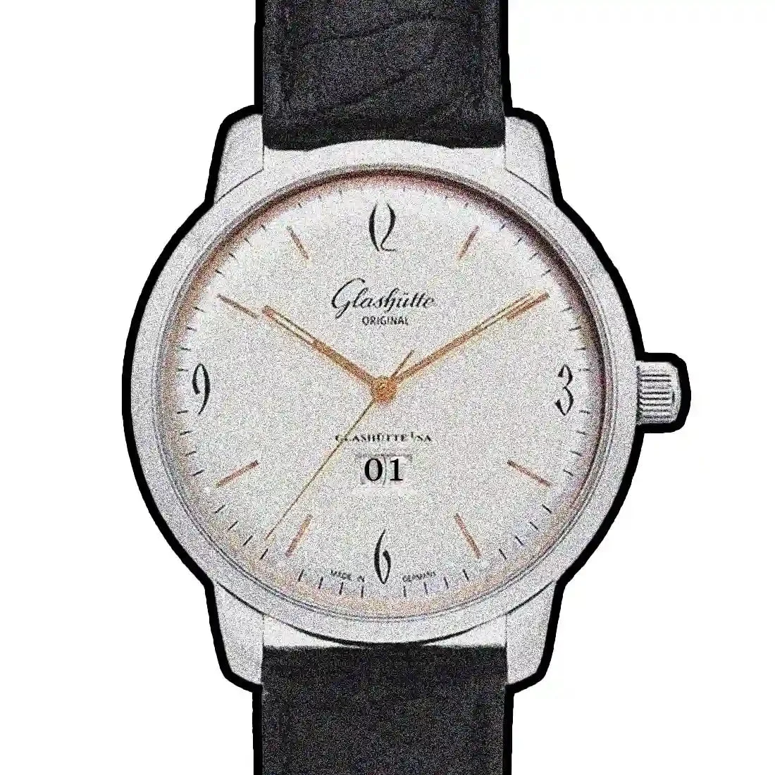Glashutte Original Glashütte Original 20466 42 mm kol saati