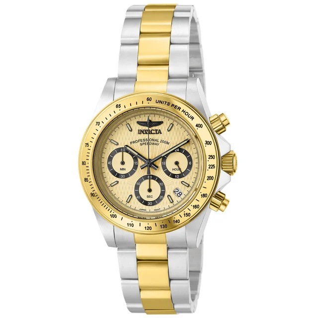 Invicta Speedway Velisque Watch - 39.5mm, Gold, Steel (14930) kol saati