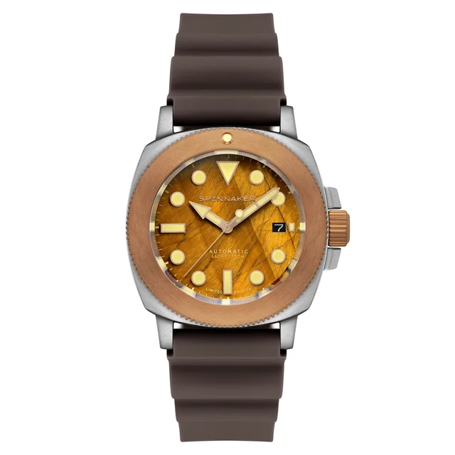Hull Titanium Bronze Automatic Brown Tiger Eye SP-5145-01 kol saati