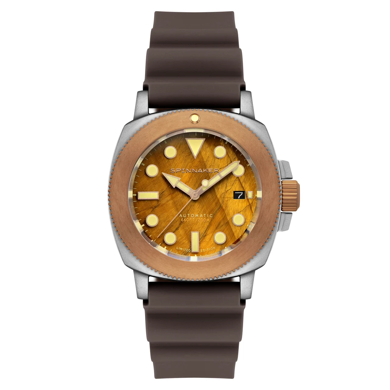 Hull Titanium Bronze Automatic Brown Tiger Eye SP-5145-01 kol saati