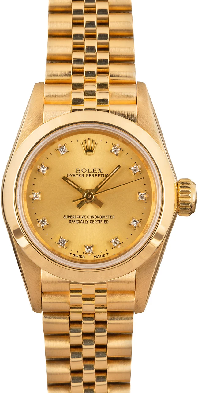 Rolex Oyster Perpetual 67188 Diamond 24 mm kol saati