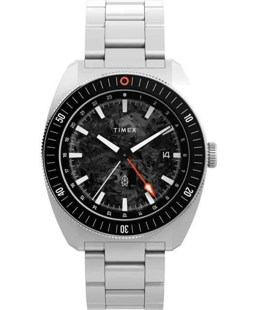 Timex The James Brand x Automatic GMT 41mm Watch Gift Set TWG067600 kol saati