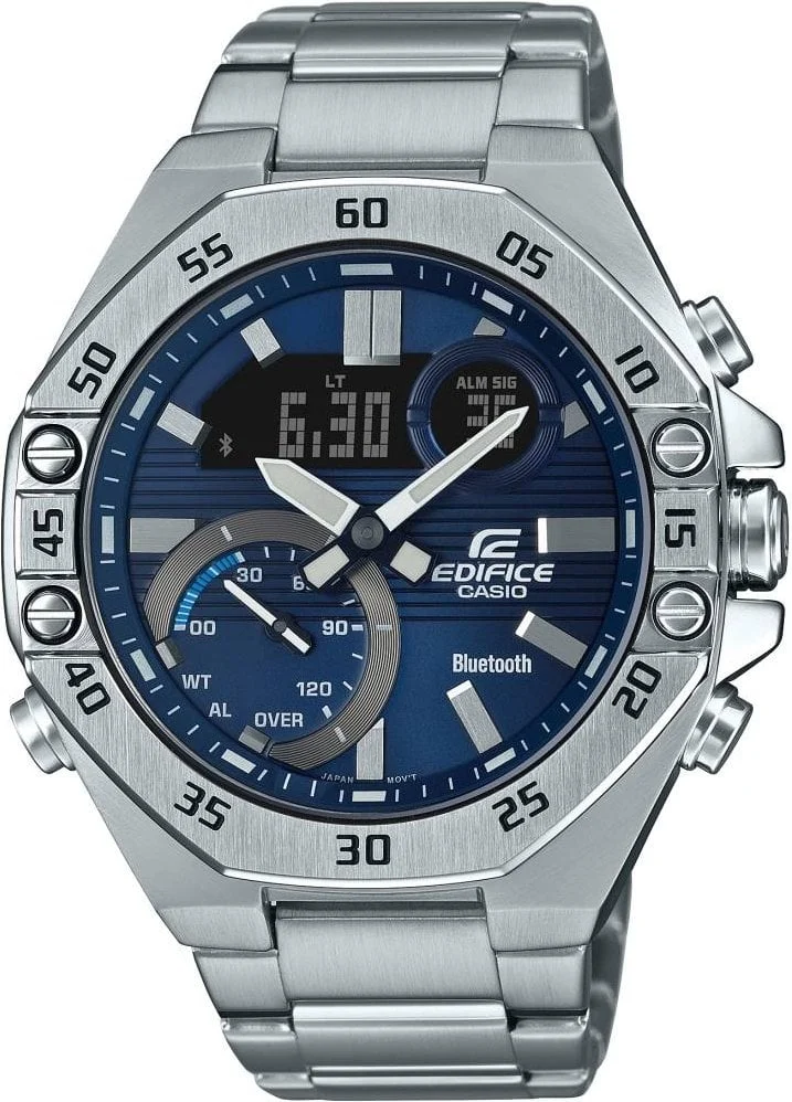 Casio Edifice Akilli Telefon Bağlantili ECB-10D-2ADF 48.5 mm kol saati