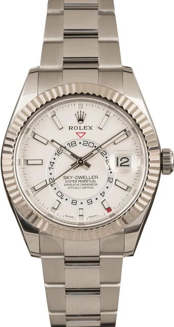 Rolex Sky-Dweller 326934 White Dial Model T 326934WSO kol saati