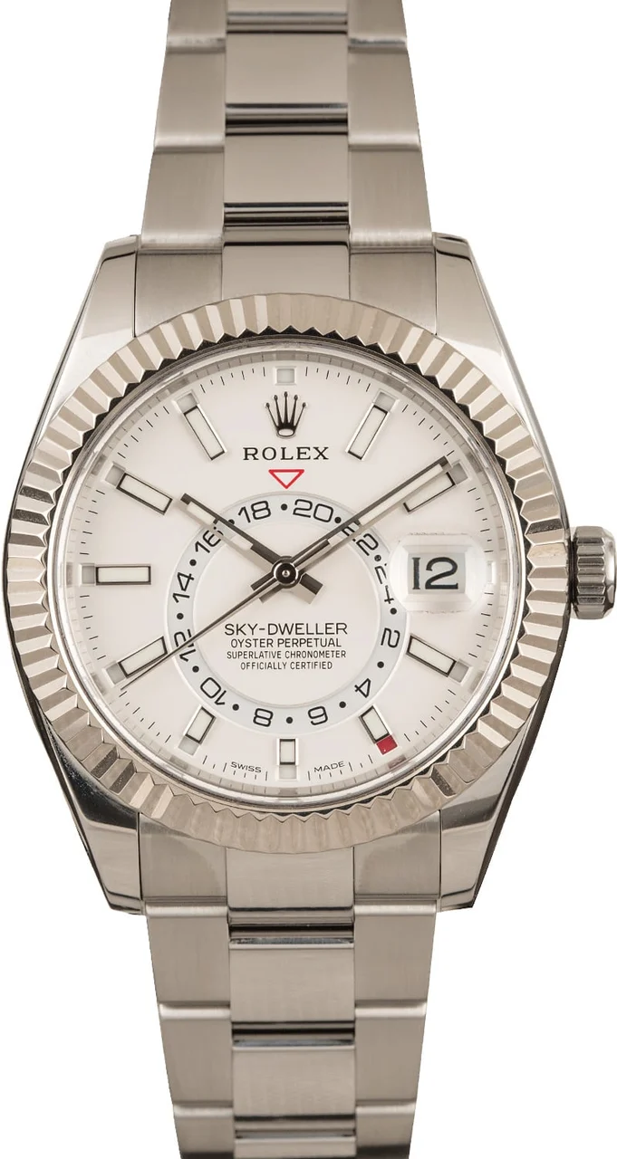 Rolex Sky-Dweller 326934 White Dial Model T 326934WSO 42 mm kol saati
