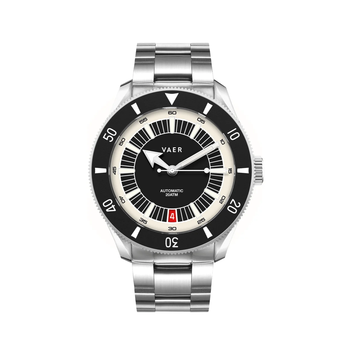 Vaer D5-TR-TRP20BLK-SPNY20KHA 39 mm kol saati