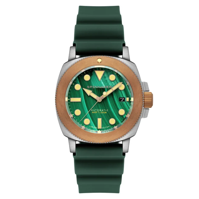 Hull Titanium Bronze Automatic Green Malachite SP-5145-02 kol saati