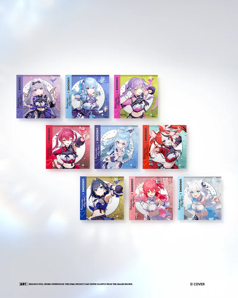 UNDONE hololive 6th fes. Color Rise Harmony - Collector’s Pin Set COL-HOL-FES-PIN kol saati