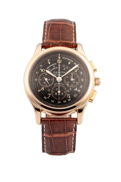 Zenith ZENITH, REF. 17.0500.400, EL PRIMERO SAN GABRIEL, NO. 10/50, PINK GOLD kol saati