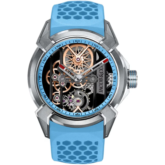 Jacob & Co. Jacob & Co EX110.20.AA.AJ.ABRUA Epic X Blue Titanium 44mm kol saati