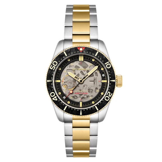 Croft 42 Skeleton Automatic Carbon Two Tone SP-5134-22 kol saati