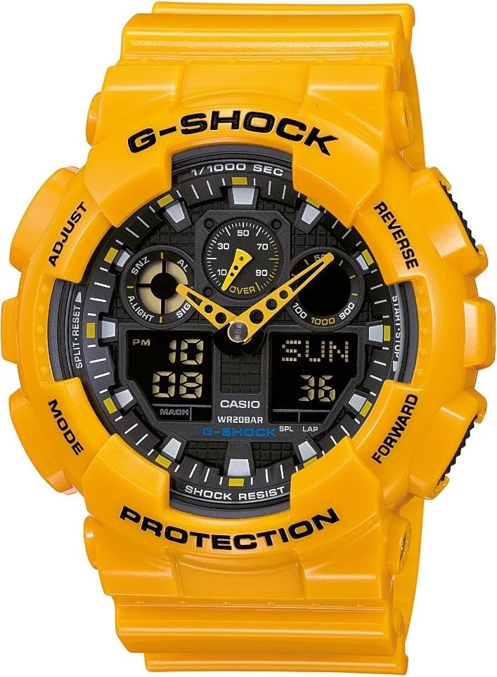 Casio G-shock Iconic GA-100A-9ADR 51.2 mm kol saati