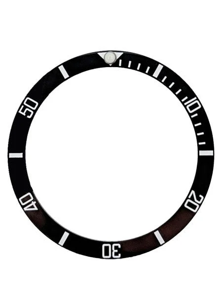Islander Black Ceramic Bezel Insert for Seiko SKX007, SKX009, SKX011 with Luminous PIP #C01-01 kol saati