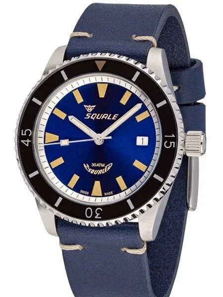 Squale Montauk 300 Meter Swiss Made Automatic Dive Watch with Sapphire Crystal #MTK-02 46 mm kol saati