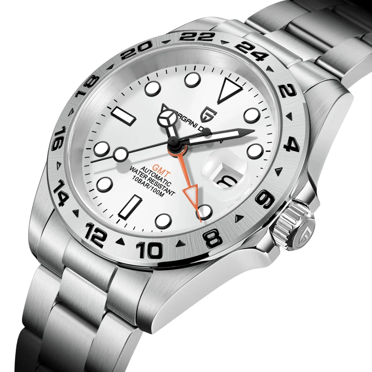 Pagani Design Gmt Ii NH34 14:200005100#White;200007763:201441035 40 mm kol saati