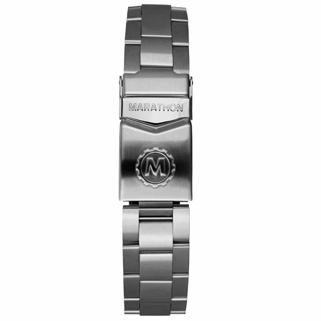 Marathon Brushed Finish Solid Link Bracelet #WW005016MA-A (18mm) kol saati