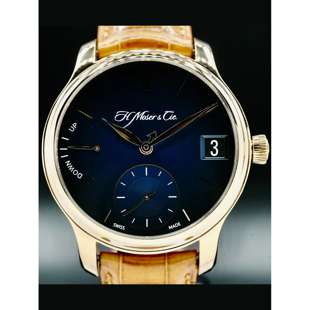 H. Moser & Cie. - Moser & Cie. Endeavour Perpetual Calendar 1341-0110 210000035938 40.8 mm kol saati