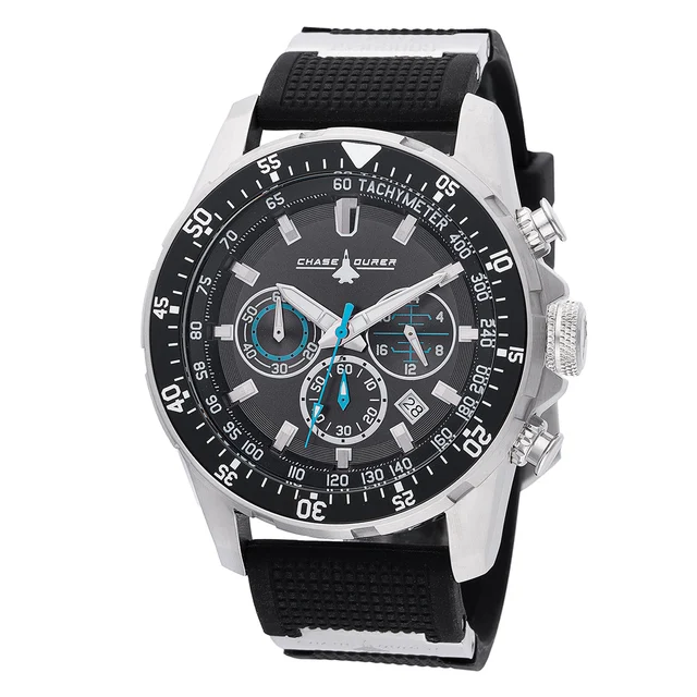 Chase Durer Conquest Elite Watch - 46mm. Black. Steel (CDW-0084) kol saati