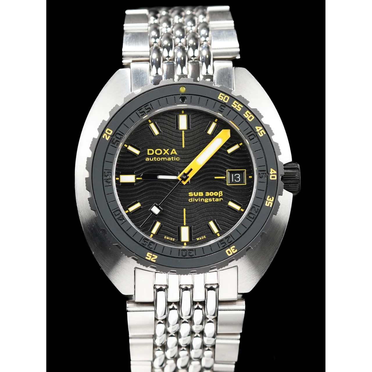 Doxa Sub 300β Divingstar 830.10.361.10 on Bracelet 21000N29044 kol saati