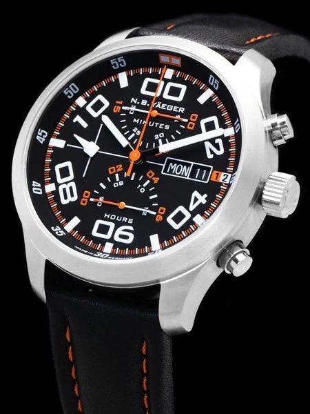 NB Yaeger Valjoux 7750 Swiss Automatic Chronograph with Sapphire Crystal #CHARLIE-C2 kol s