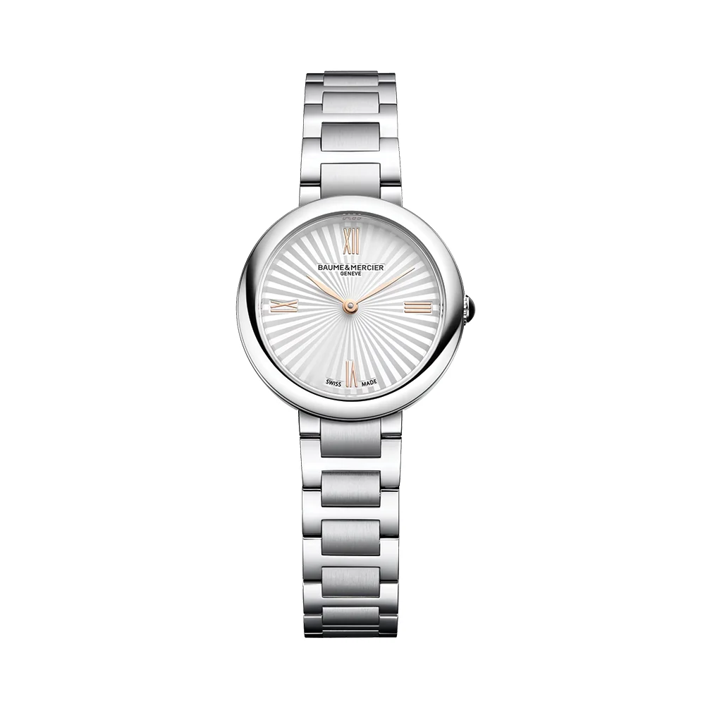 Baume Et Mercier Joia de Baume & Mercier 10848 Quartz 28mm - Silver on Bracelet M0A10848 28 mm kol saati