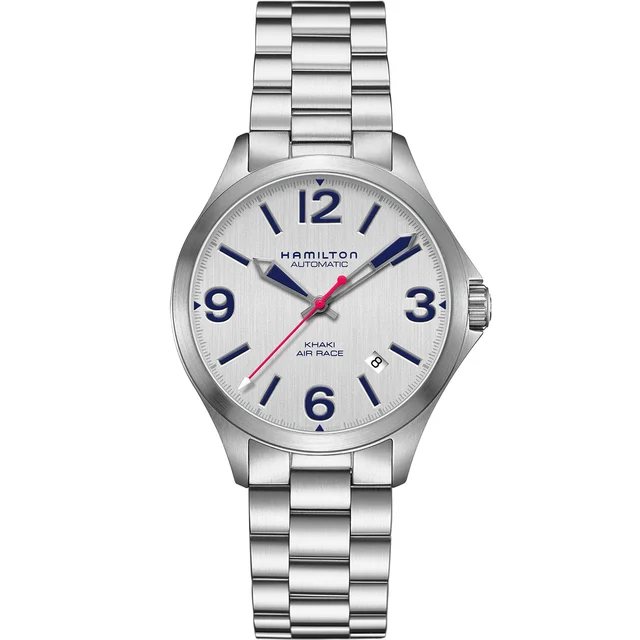 Hamilton Khaki Aviation Air Race Auto H76225151 kol saati