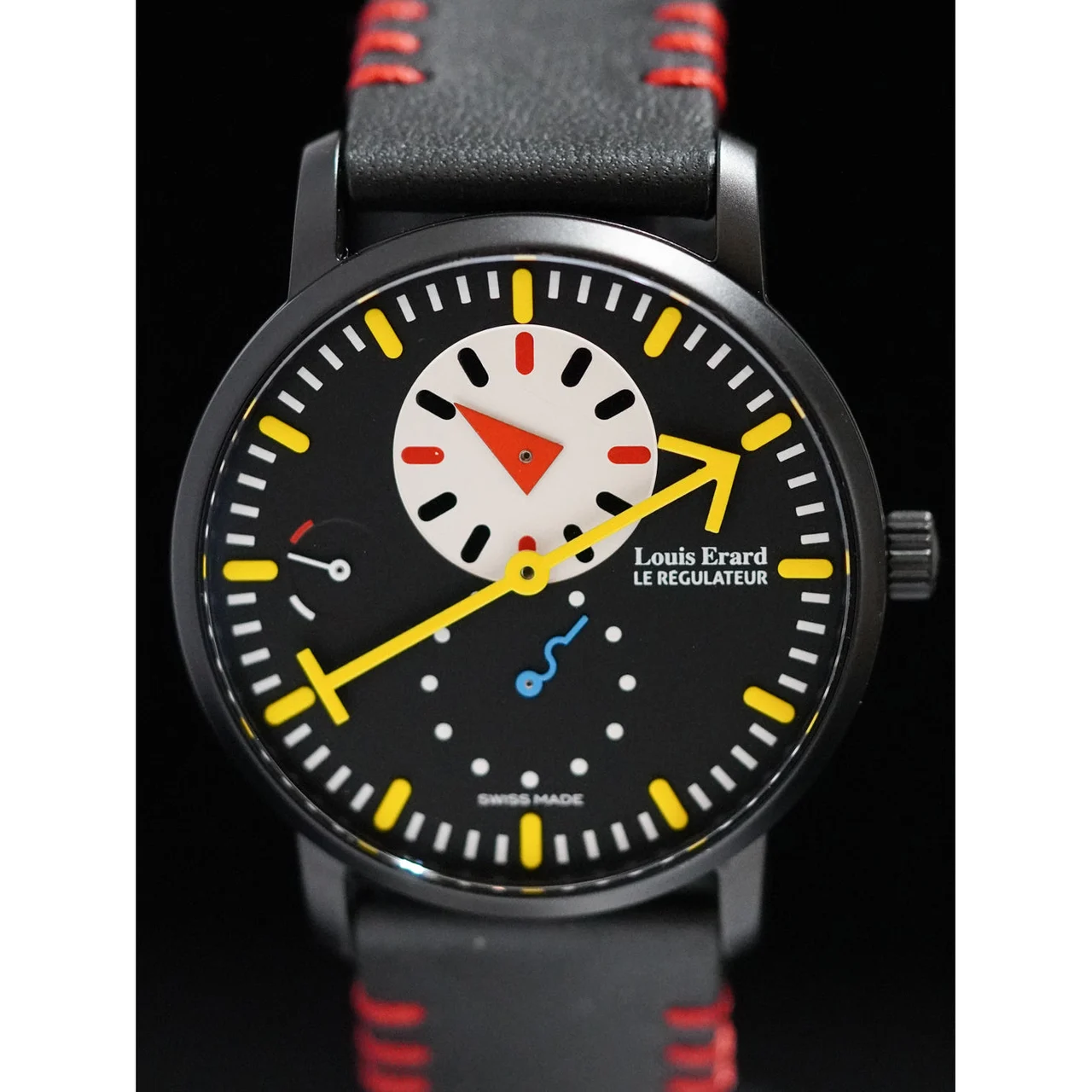 Louis Erard Excellence Regulator Limited Edition X Alain Silberstein 210009N32298 kol saati