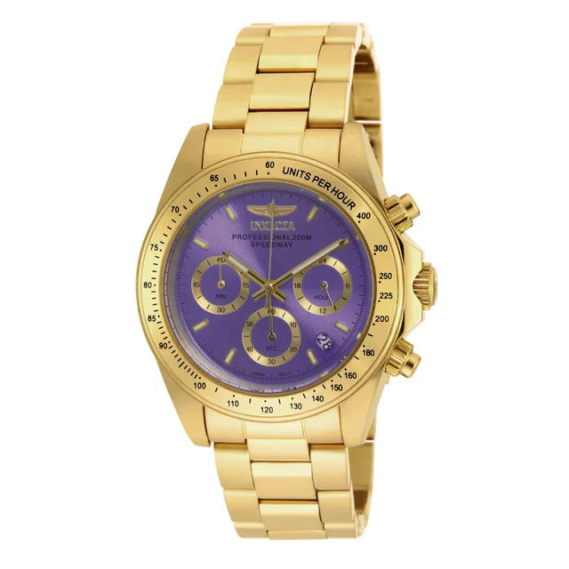Invicta Speedway Torvane Watch - 39.5mm, Gold (18257) kol saati