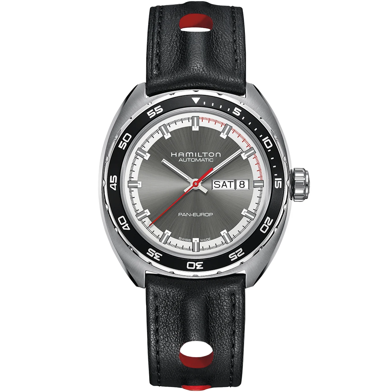 Hamilton American Classic Pan Europ Day Date Auto H35415781 42 mm kol saati