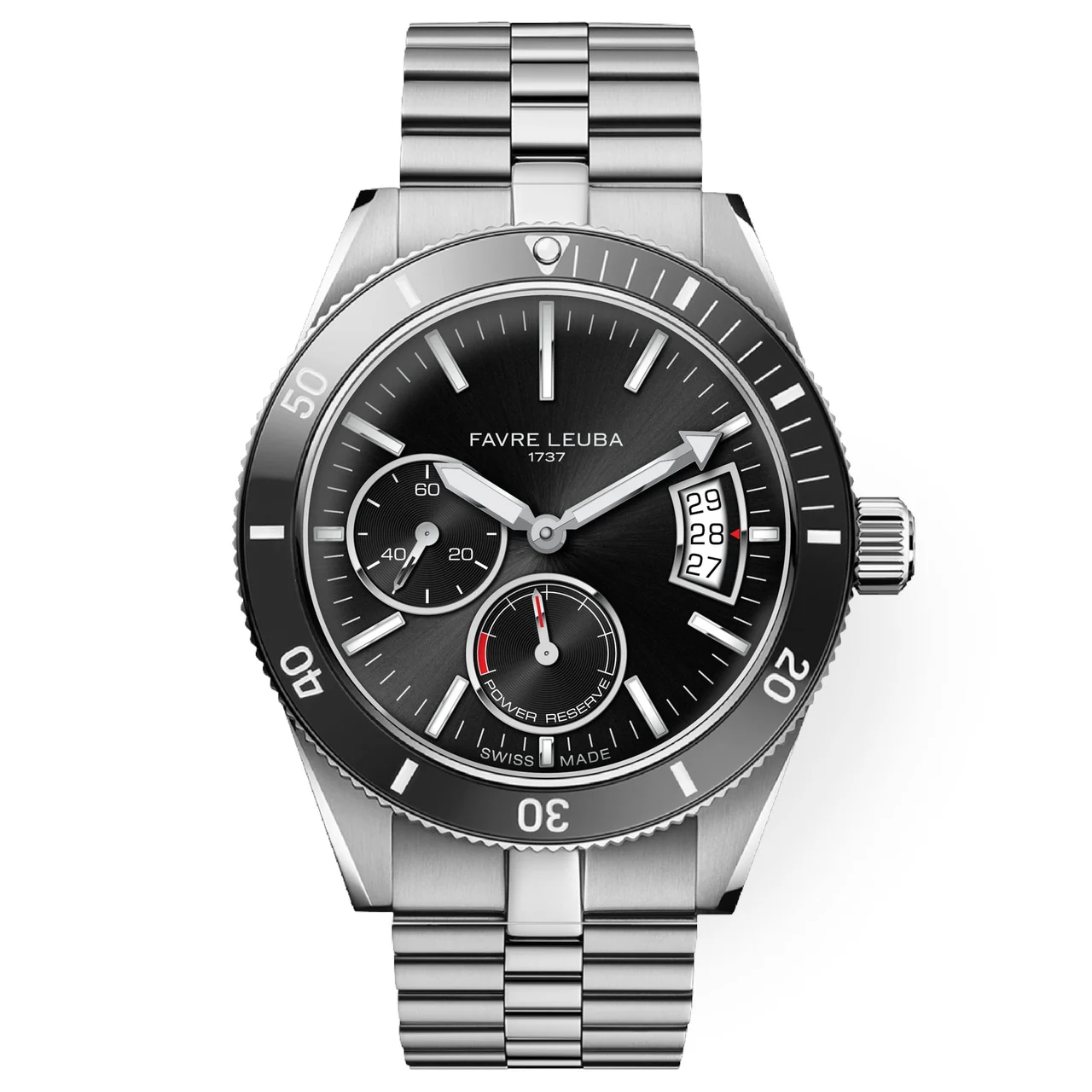 Favre Leuba Deep Raider Power Reserve 00.20310.109.01.200 40 mm kol saati