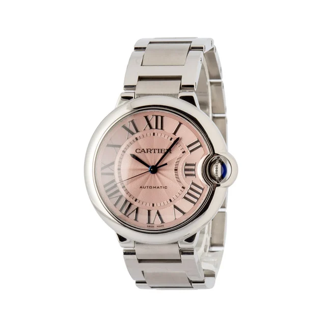 Cartier Ballon Bleu W6920041 Pink Roman Dial kol saati
