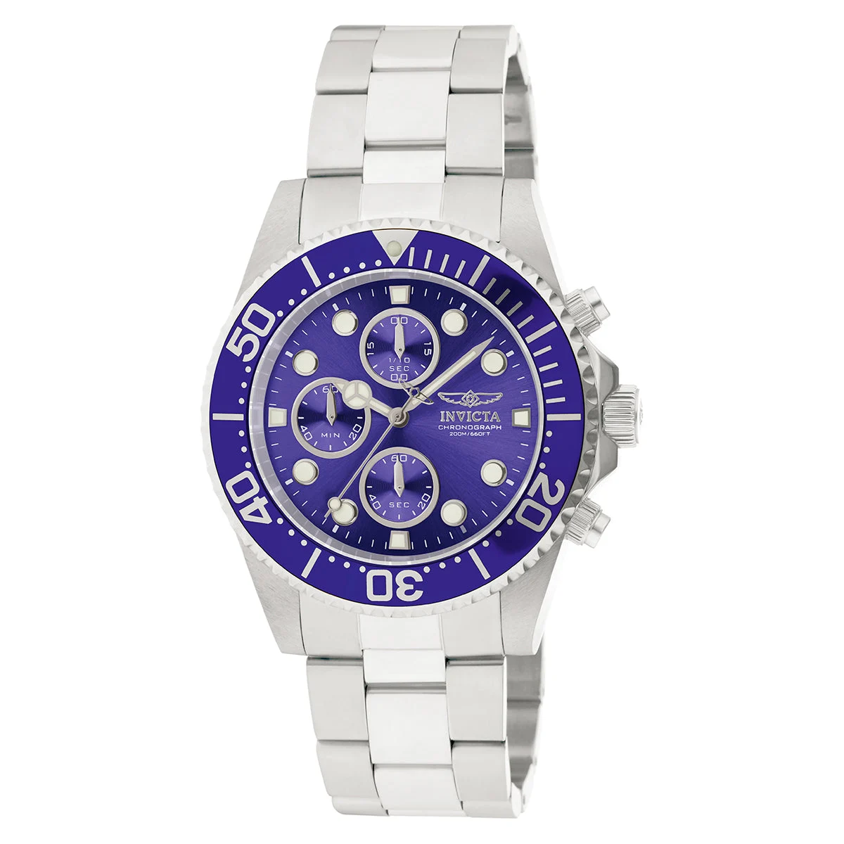 Invicta Pro Diver Watch - 43mm. Steel (1769) 43 mm kol saati