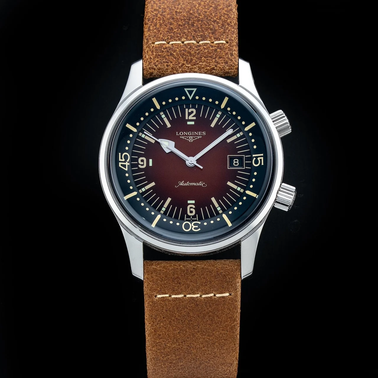 Breitling Longines L3.774.4.60.2 The Legend Diver Watch 210009N35025 42 mm kol saati