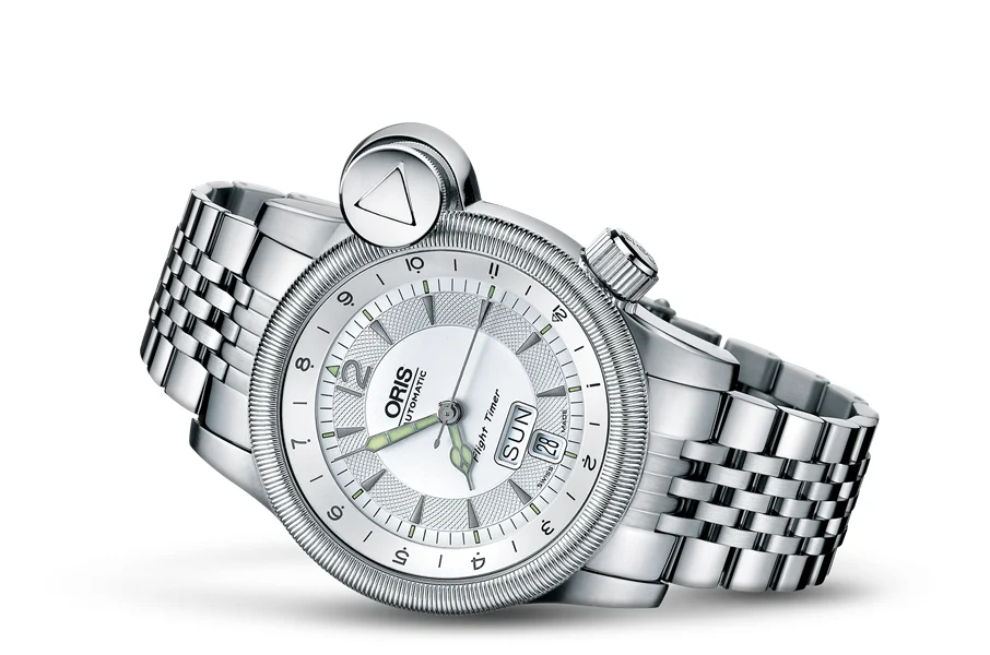 Oris Flight Timer² Day Date 01 635 7568 4061-07 8 21 61 42 mm kol saati