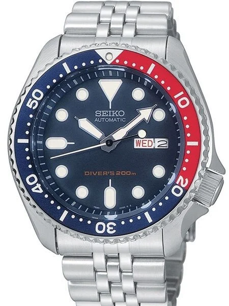 Seiko Automatic Dive Watch with Stainless Steel Bracelt #SKX175 kol saati