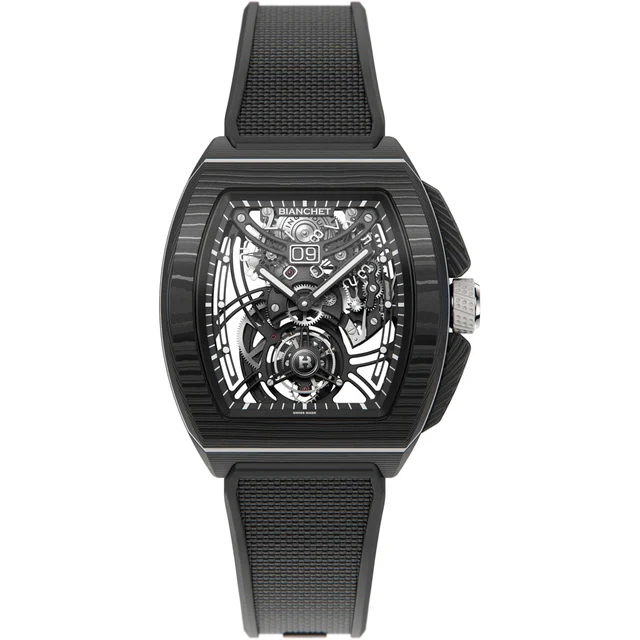 Bianchet Flying Tourbillon Grande Date B 1.618 Carbon White CBWFTGD4 kol saati