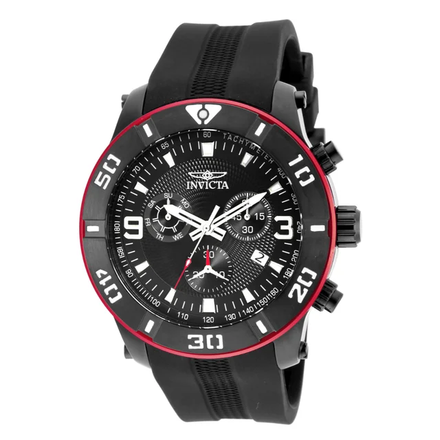 Invicta Open Box Pro Diver Swiss Ronda Z60 Caliber Watch - 52mm, Black (AIC-19825) kol saa